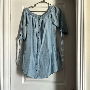 Demin dress.